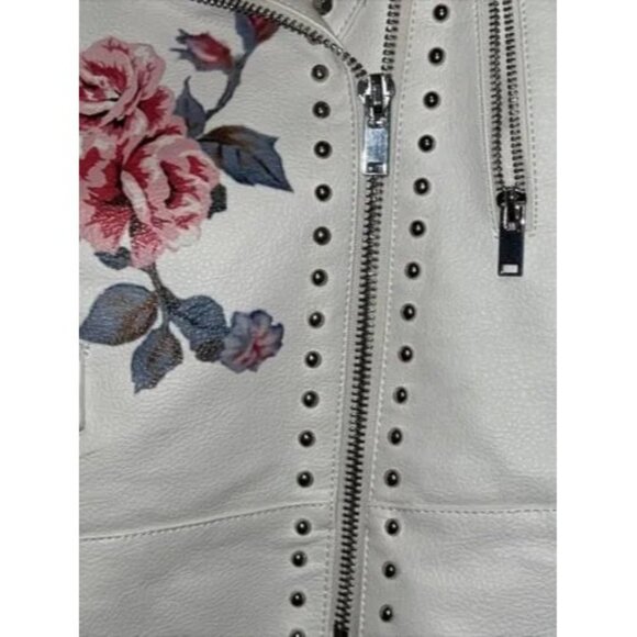 Forever 21 Premium Label Rose Rhinestone Jacket Small - Picture 4 of 11